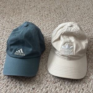 Adidas Teal and Cream Caps